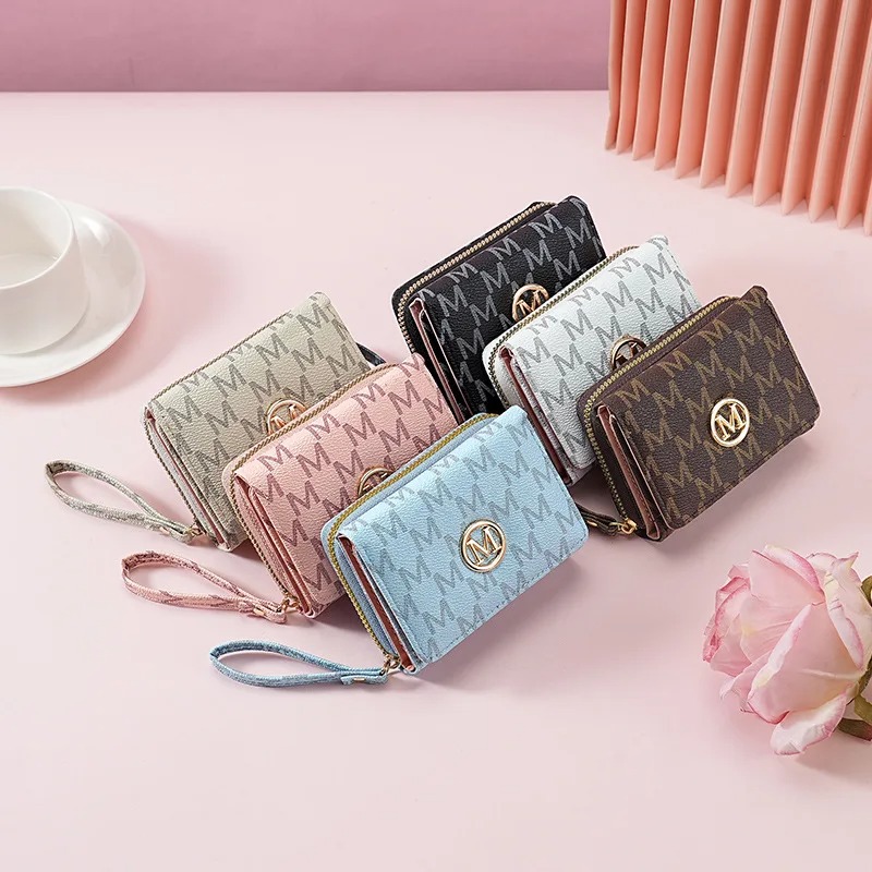 Wallets - Portefeuille à trois volets avec motif