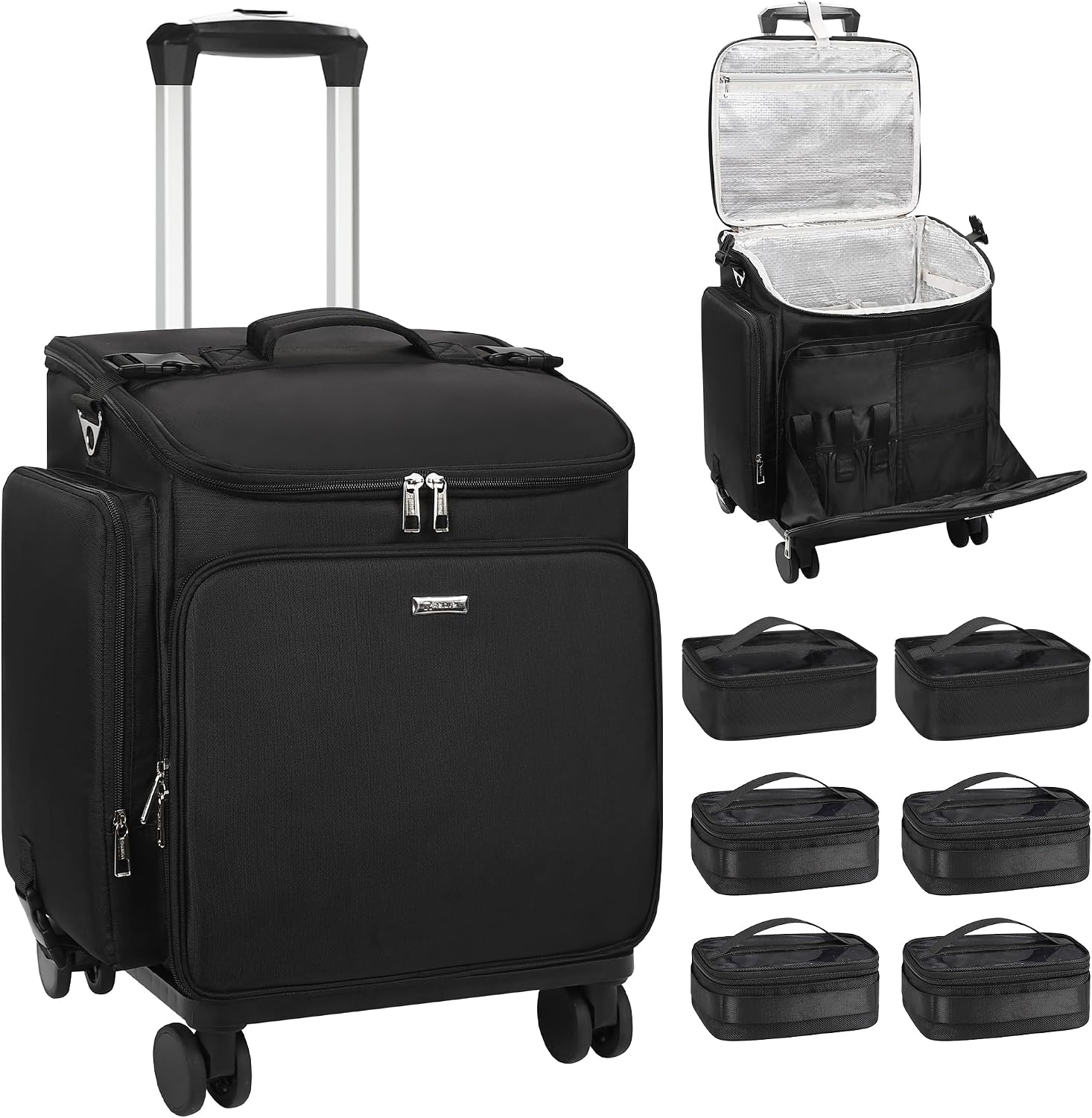 Travel Bags - Valise à roulettes pour maquillage et