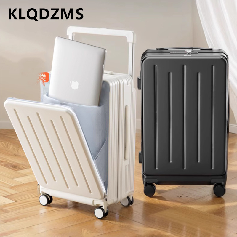 Front Opening Laptop Luggage 24 Inch - KLQDZMS Valise de haute qualité à