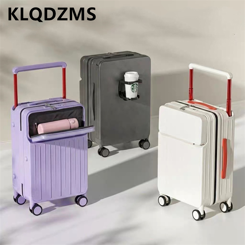 Front Opening Laptop Luggage 24 Inch - KLQDZMS Valise à ouverture frontale 20