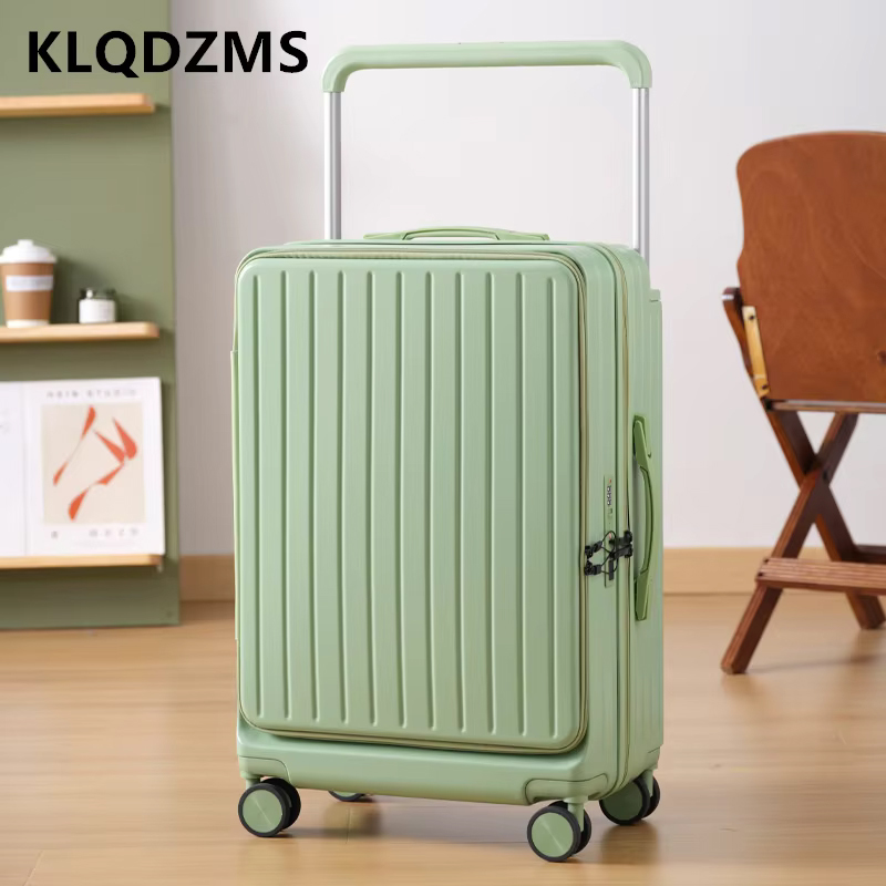Front Opening Laptop Luggage 24 Inch - KLQDZMS Valise à ouverture frontale de