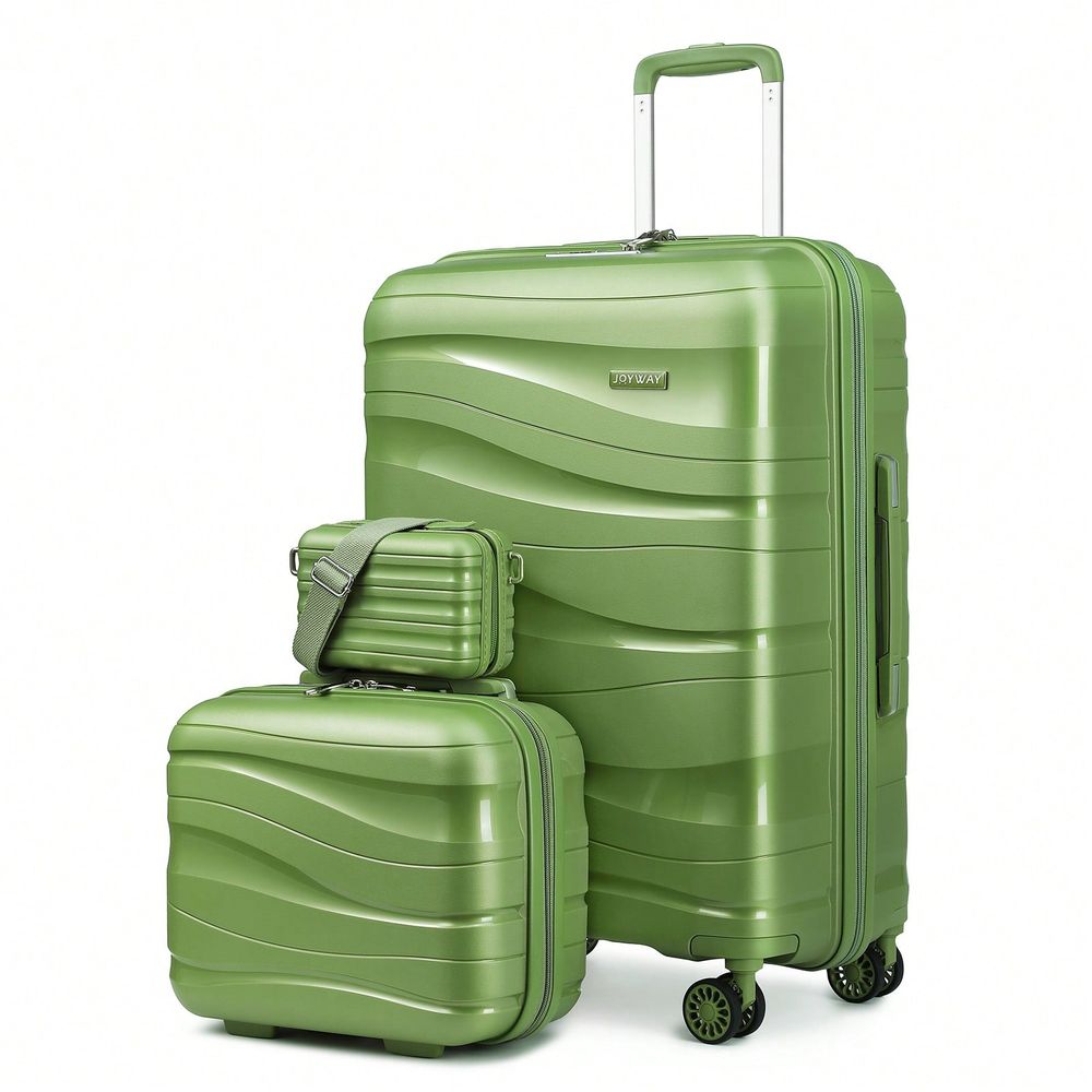 Expandable Hard Shell Luggage Set - Ensemble de 3 valises rigides, valise