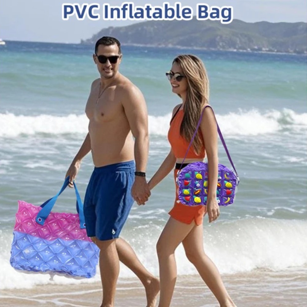 Handbags - Sac bandoulière gonflable en PVC pour