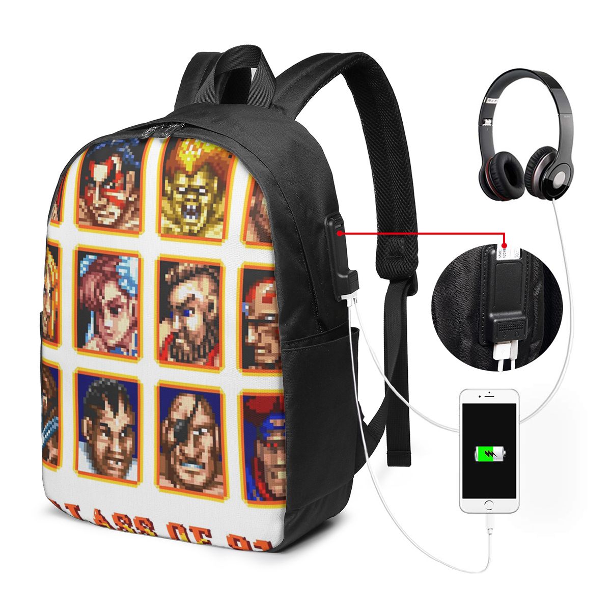 Travel Bags - Sac à dos Defeated Portraits Super