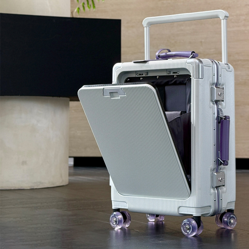 Aluminum Frame Carry On Luggage - Valise de voyage 20/24/26 pouces avec