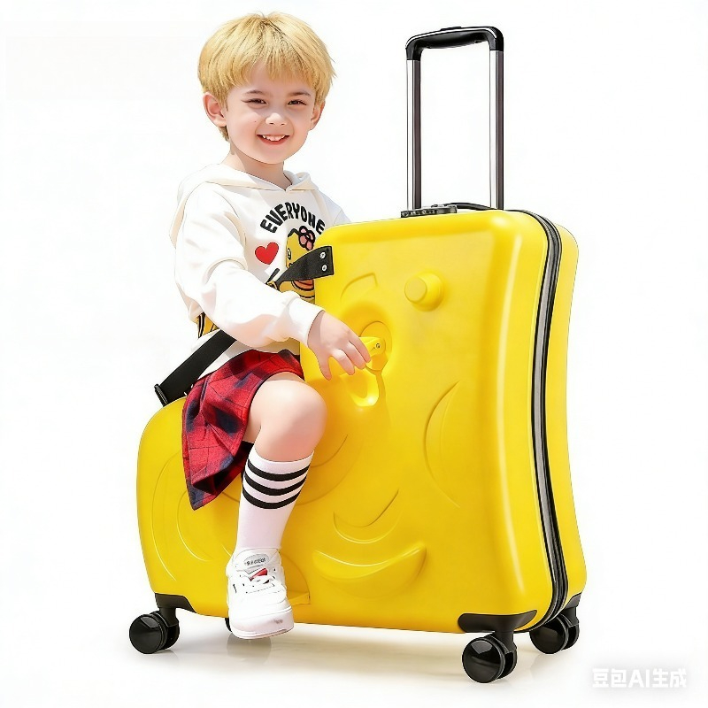 Kids Ride On Suitcase Scooter - Valise à roulettes pour enfants, scooter,