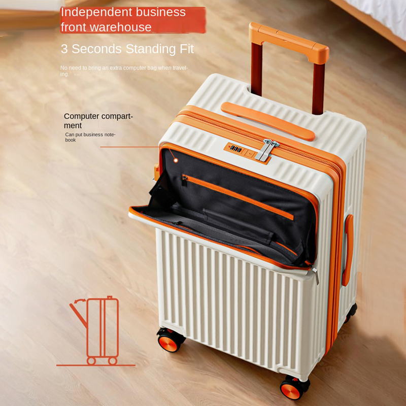 Front Opening Laptop Luggage 24 Inch - Valise de voyage élégante de 20