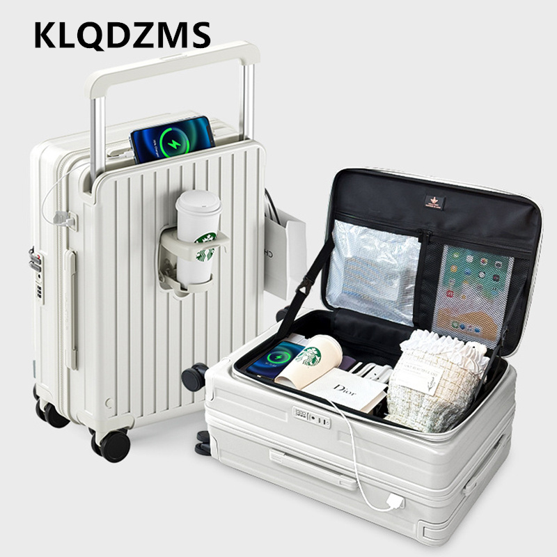 Front Opening Laptop Luggage 24 Inch - Valise de chargement KLQDZMS à ouverture