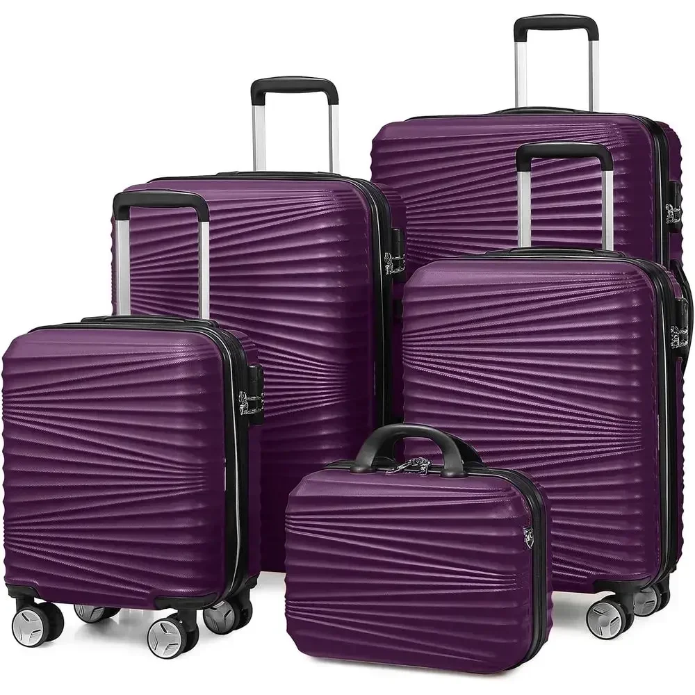 Expandable Hard Shell Luggage Set - Ensemble de bagages rigides extensibles 5