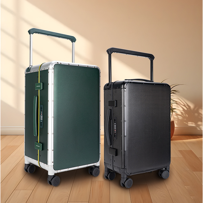 Spinner Wheel Rolling Suitcase 20 Inch - Valise de voyage en fibre de