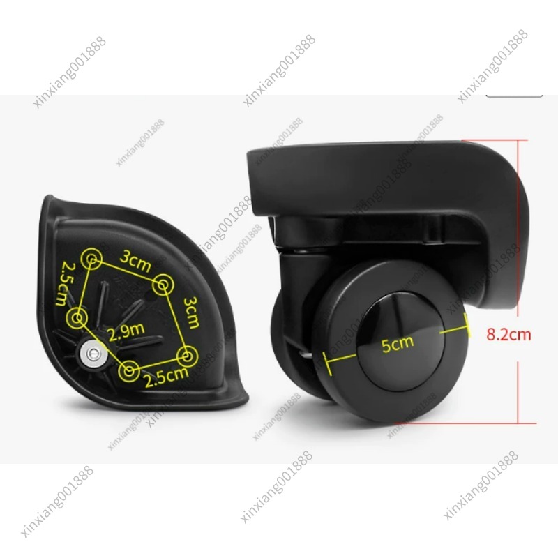Silent Replacement Luggage Wheels - Roues de remplacement pour bagages DISSONA,
