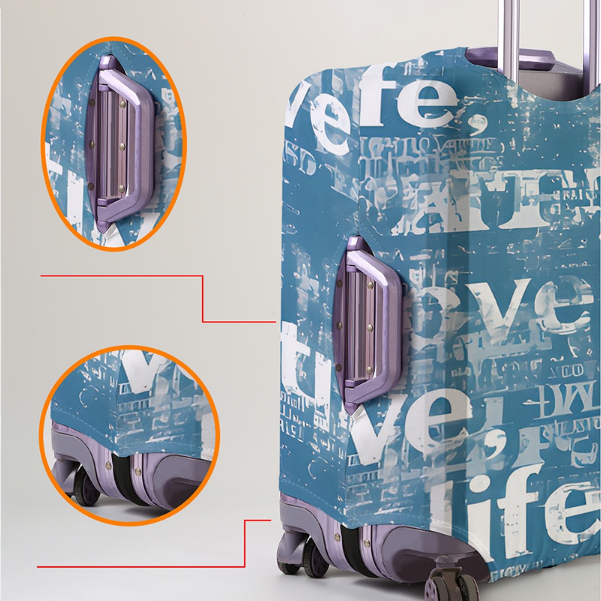 Housse de protection pour baga - Waterproof Suitcase Cover Protector avis et prix