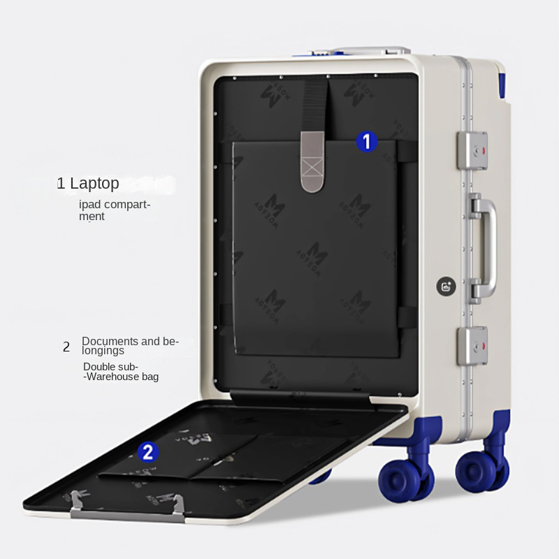 Bagage à ouverture frontale, p - Aluminum Frame Carry On Luggage avis et prix