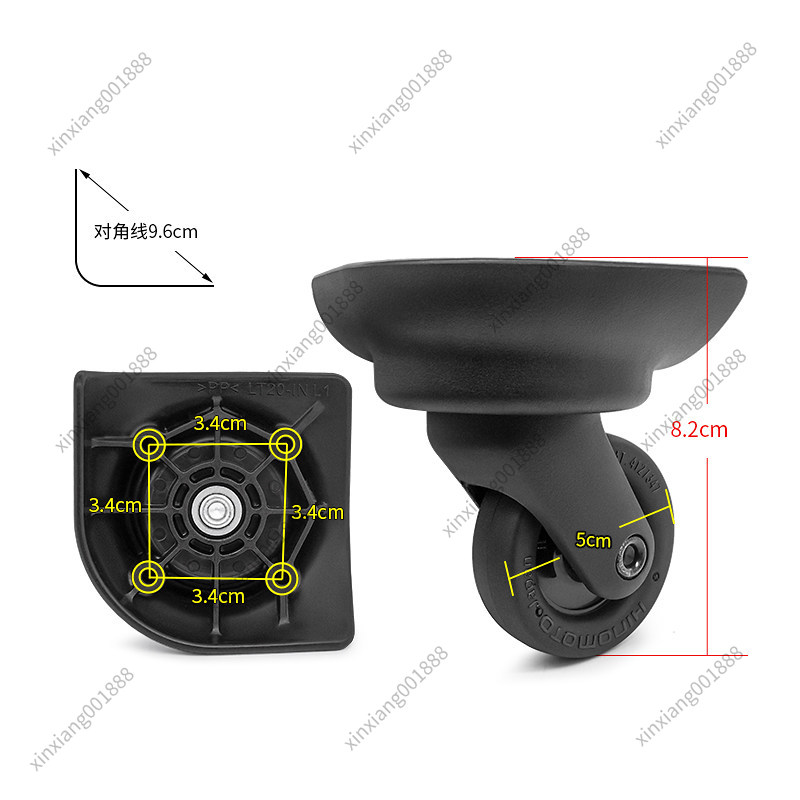 Roues de remplacement pour bag - Silent Replacement Luggage Wheels avis et prix