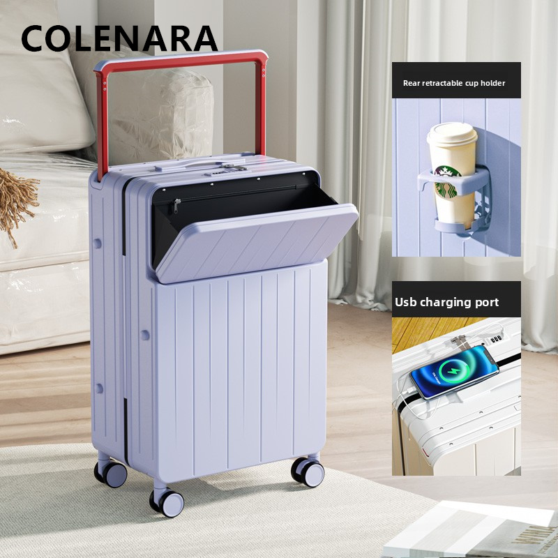 Valise multifonctionnelle COLE - Front Opening Laptop Luggage 24 Inch avis et prix
