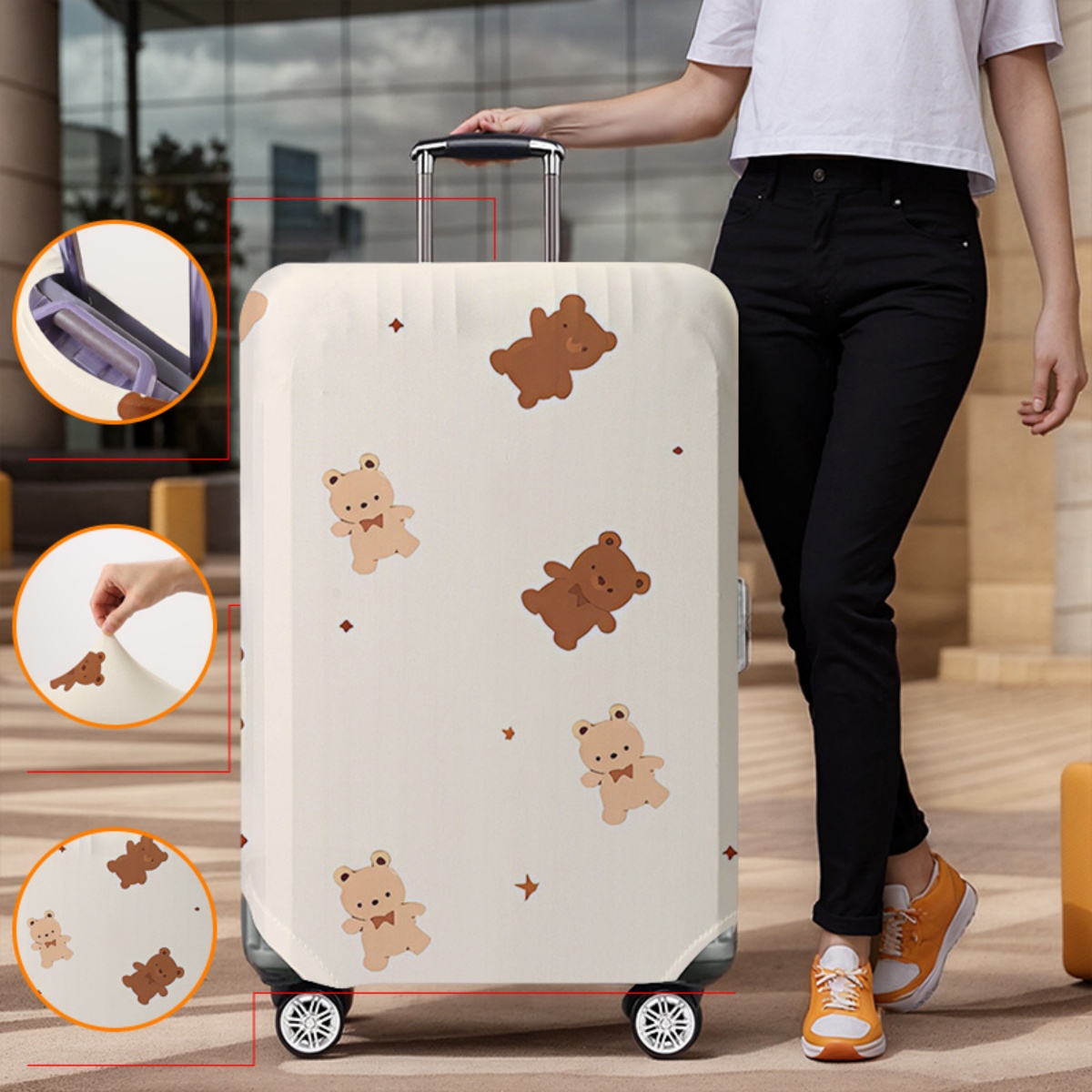 Housse de protection pour baga - Waterproof Suitcase Cover Protector avis et prix