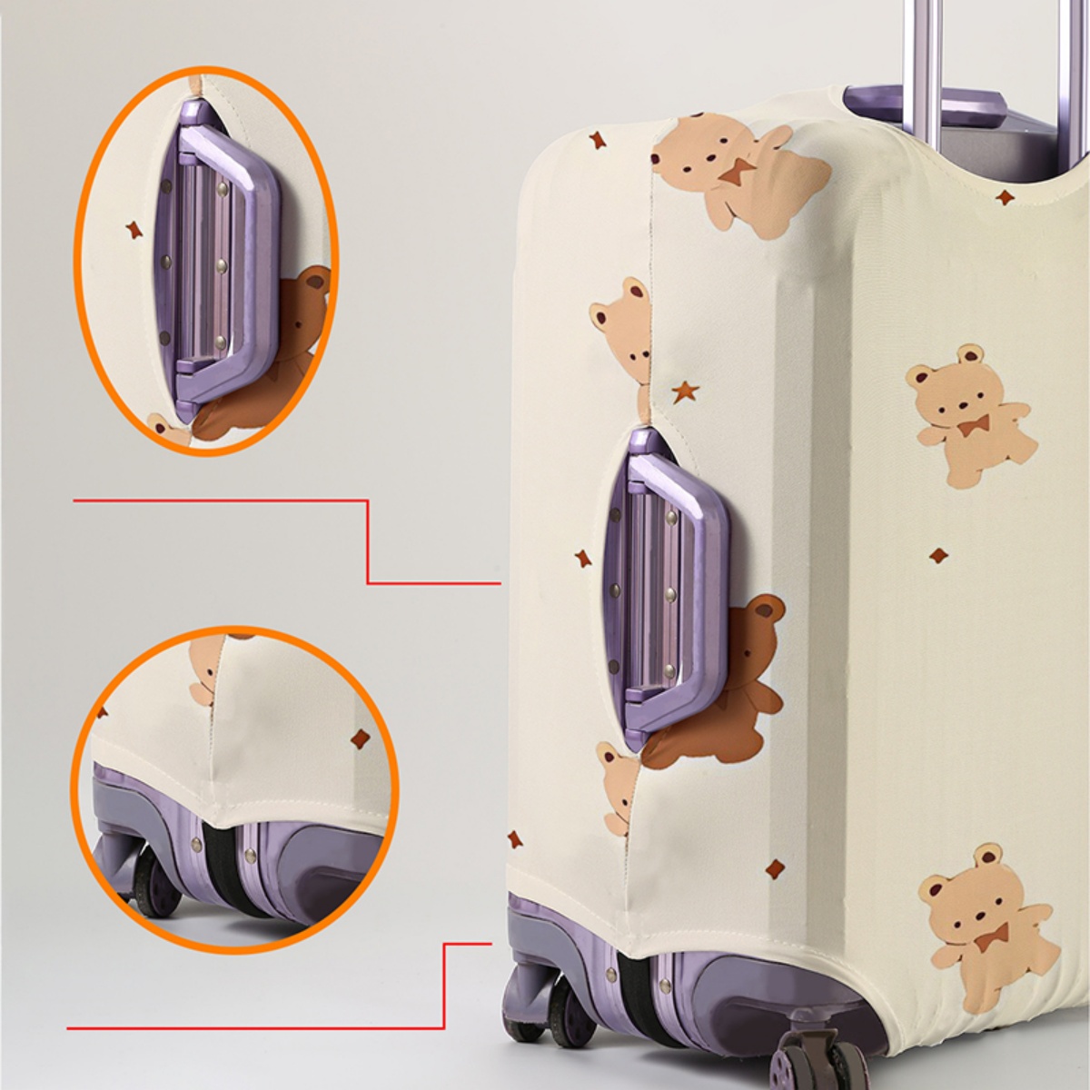 Housse de protection pour baga - Waterproof Suitcase Cover Protector avis et prix
