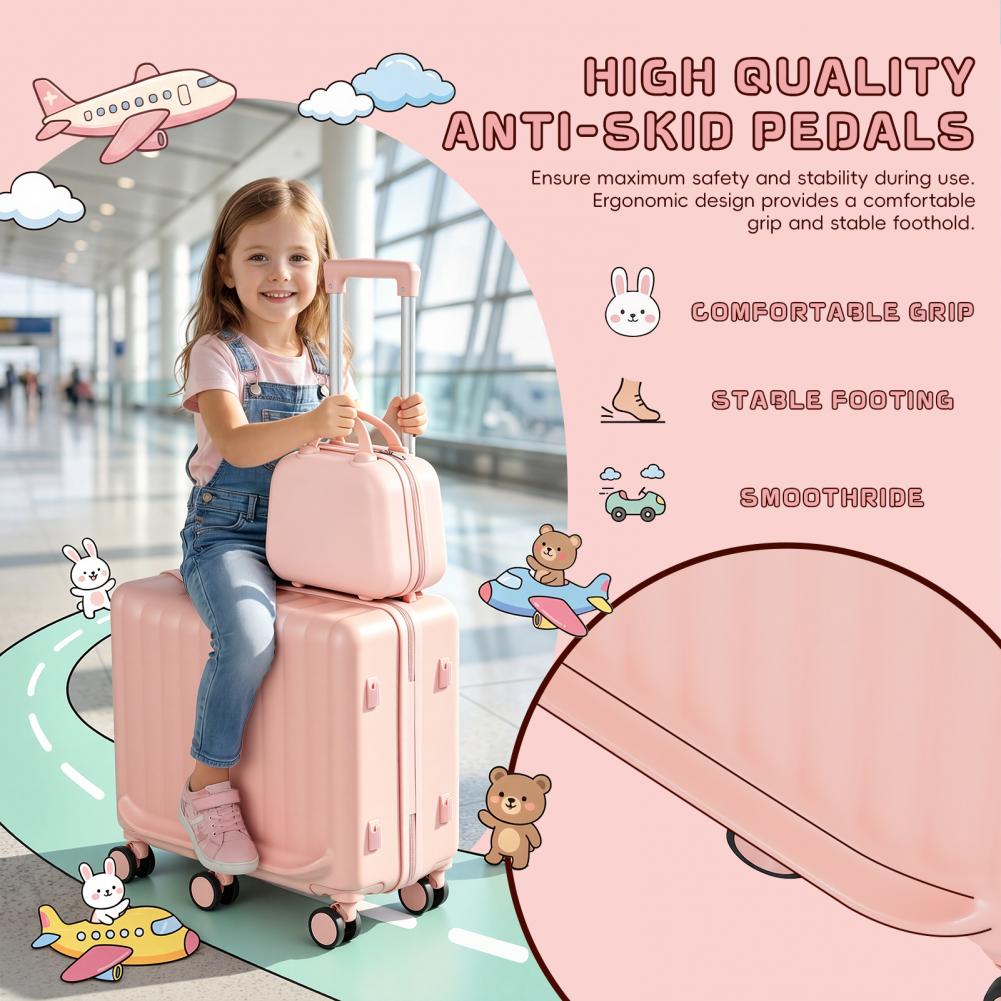 Valise à roulettes pour enfant - Kids Ride On Suitcase Scooter avis et prix