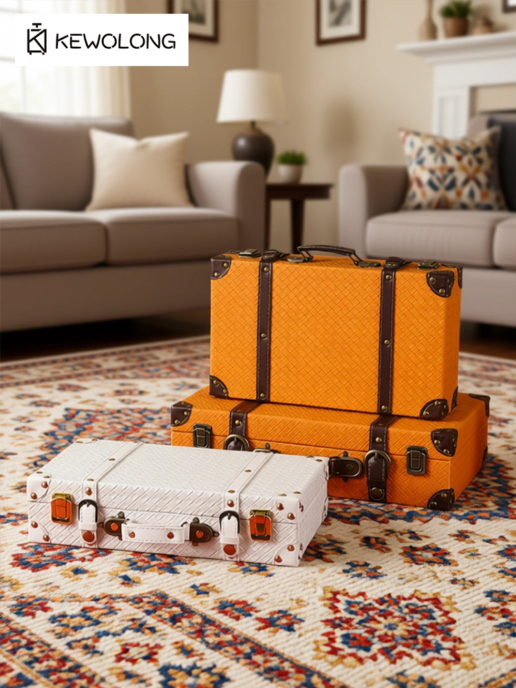 Valise de rangement vintage eu - Retro Vintage Trunk Suitcase avis et prix