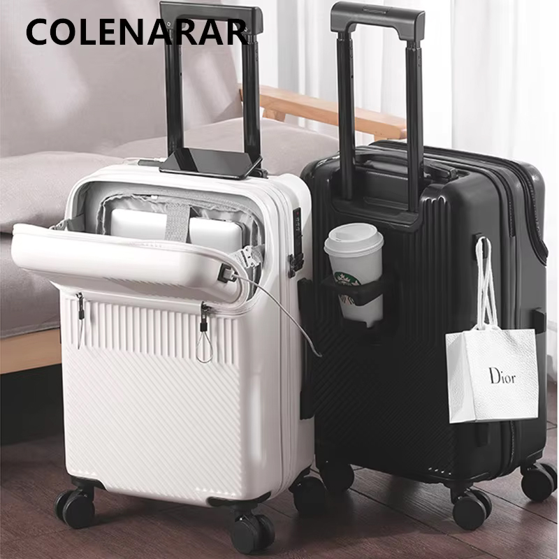 Valise à roulettes multifoncti - Front Opening Laptop Luggage 24 Inch avis et prix