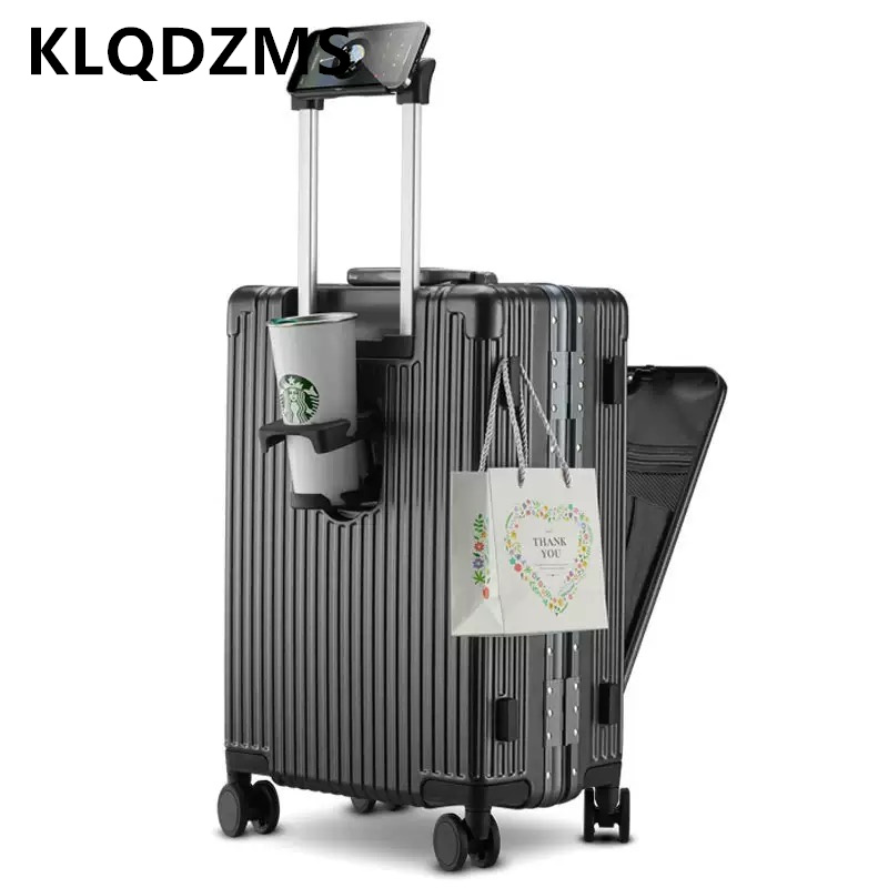 KLQDZMS Valise cabine 18/20/24 - Front Opening Laptop Luggage 24 Inch avis et prix