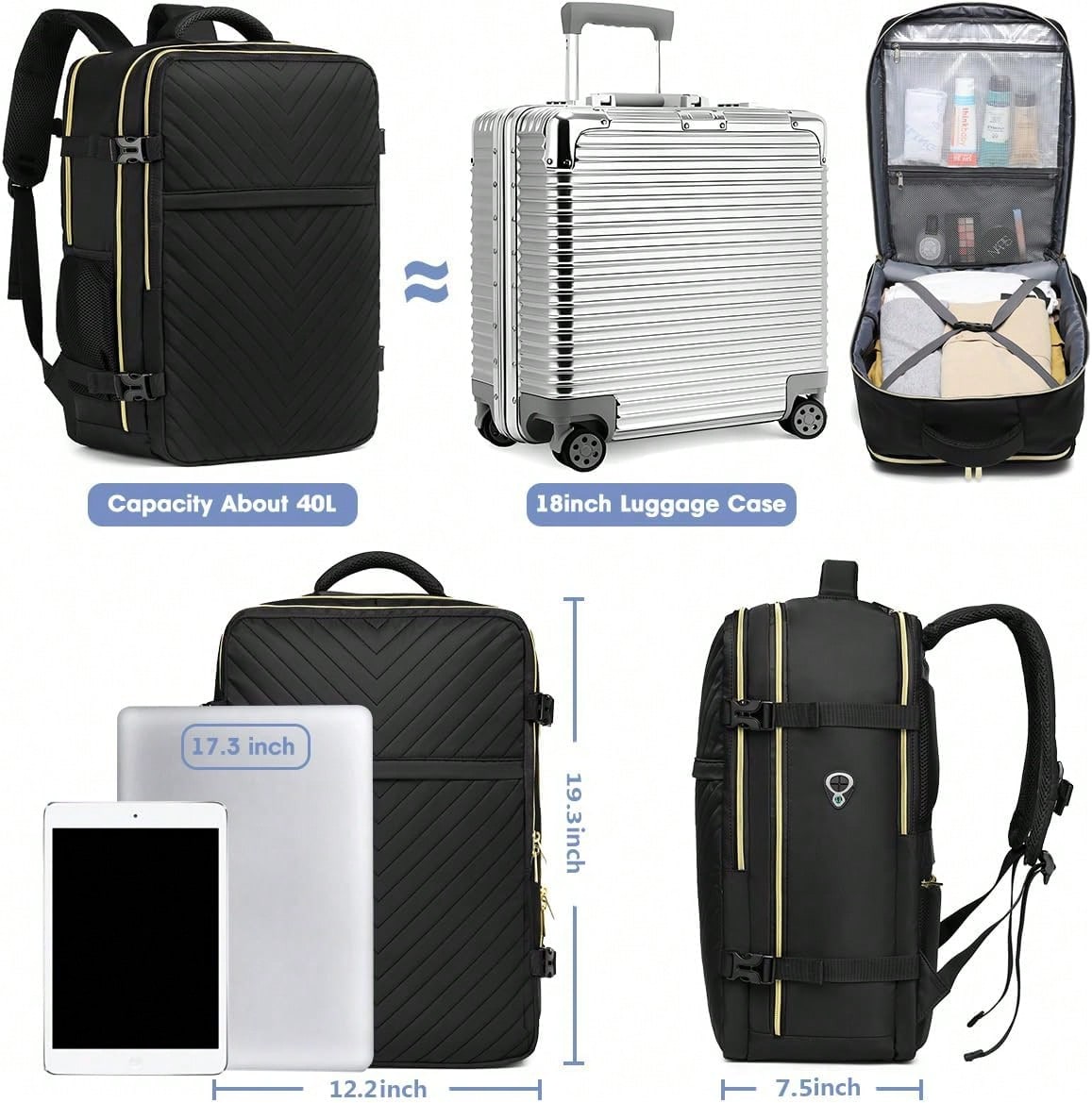 Grand sac à dos de voyage - Sa - Luggage avis et prix