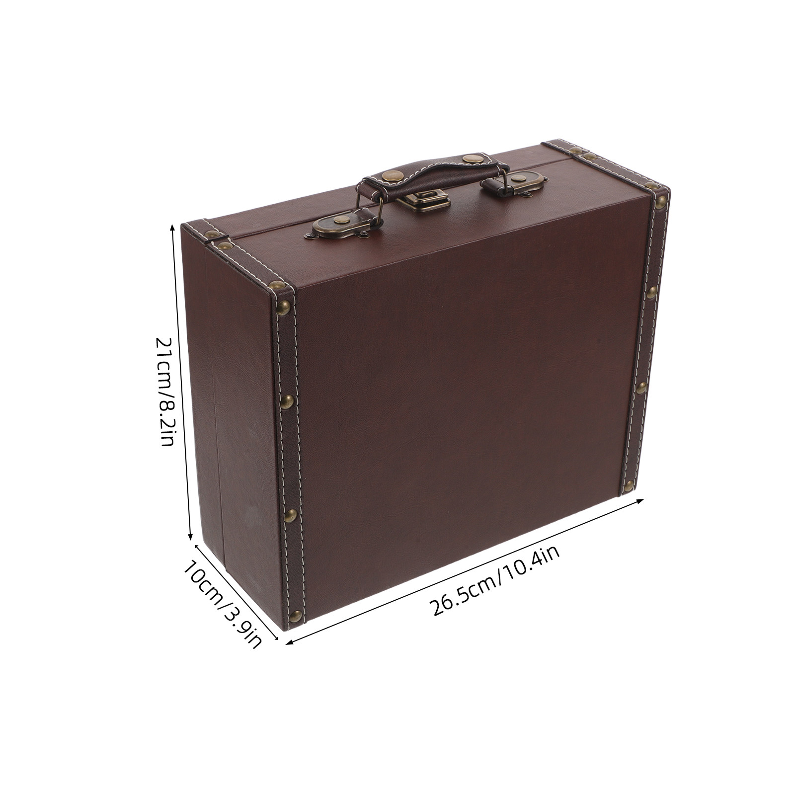 Valise vintage rétro en bois,  - Retro Vintage Trunk Suitcase avis et prix