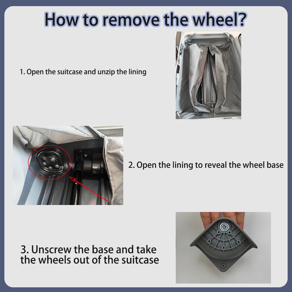 Roues universelles HINOMOTO HR - Silent Replacement Luggage Wheels avis et prix