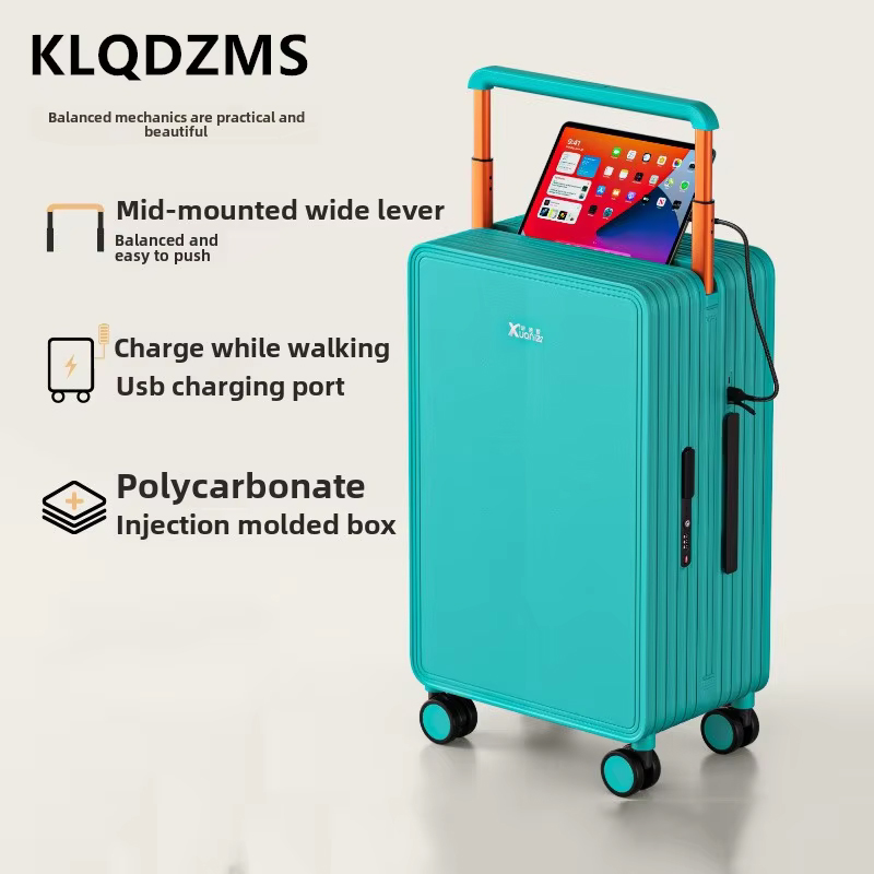 KLQDZMS bagages ABS + PC boîte - Spinner Wheel Rolling Suitcase 20 Inch avis et prix