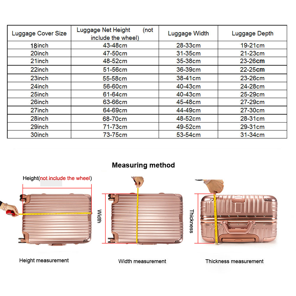 Housse de protection transpare - Luggage Protective Cover Transparent avis et prix