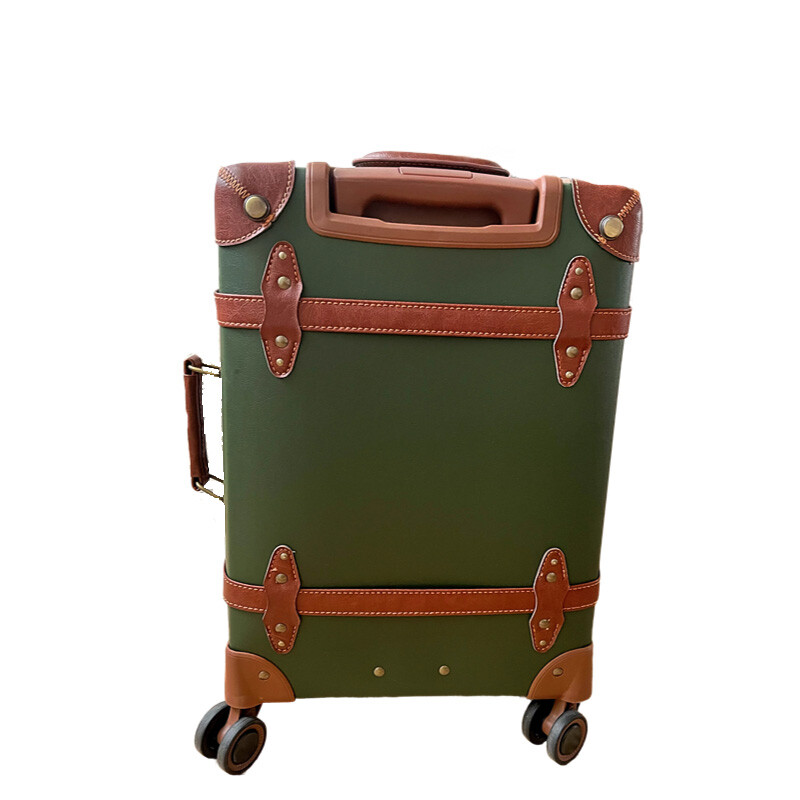 Valise Vintage en cuir PU pour - Retro Vintage Trunk Suitcase avis et prix