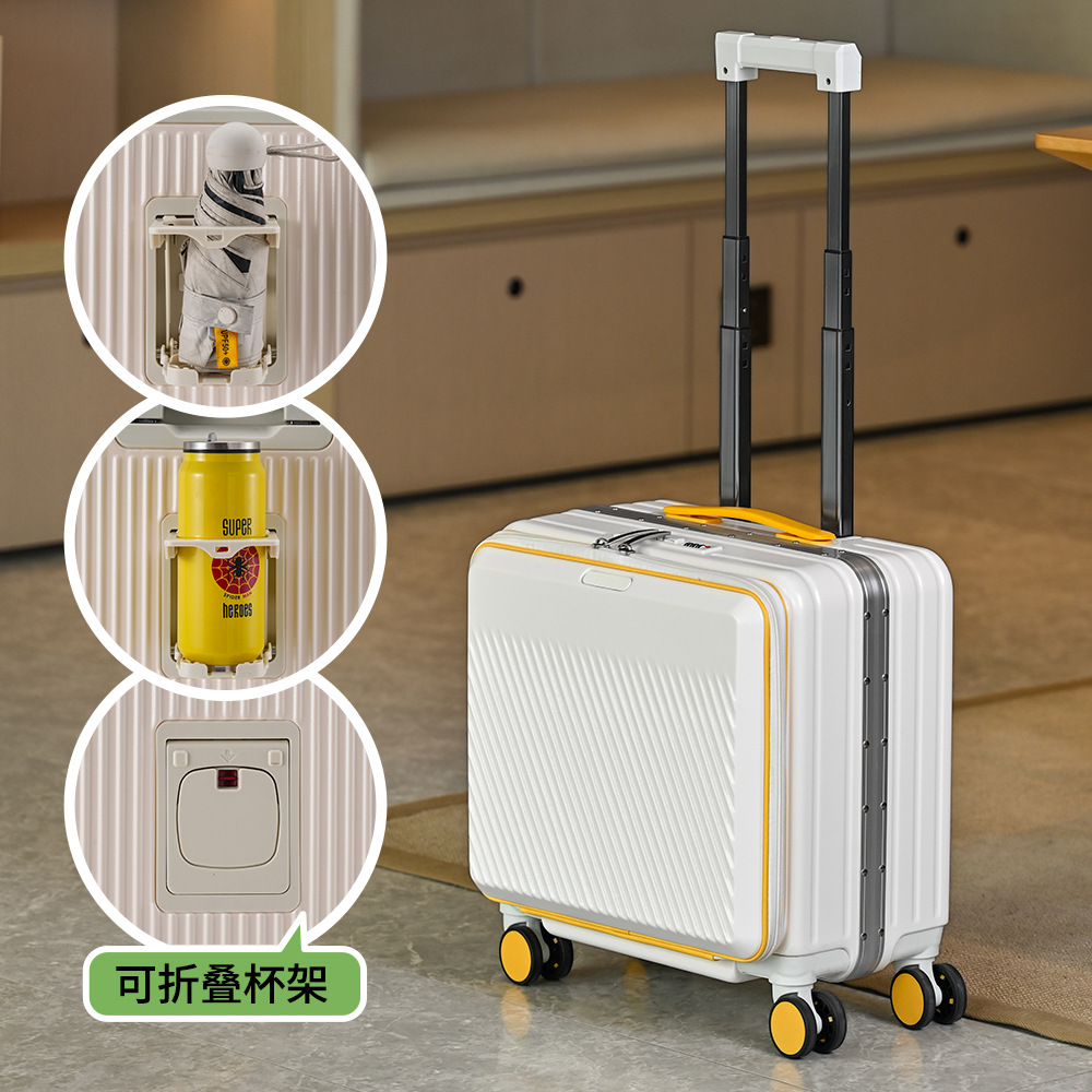 Valise cabine à ouverture fron - Aluminum Frame Carry On Luggage avis et prix