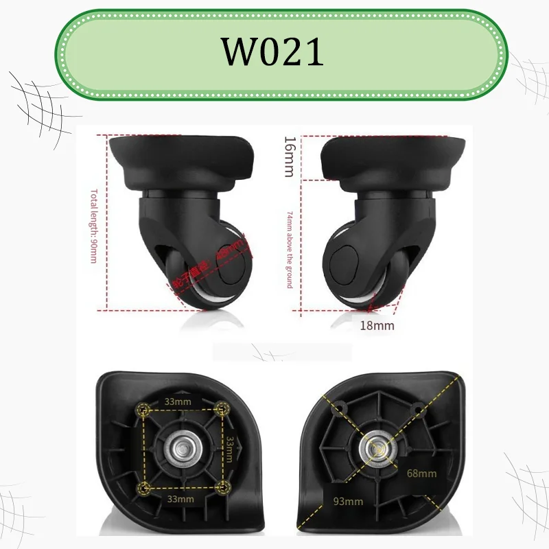 Pour remplacement universel de - Silent Replacement Luggage Wheels avis et prix