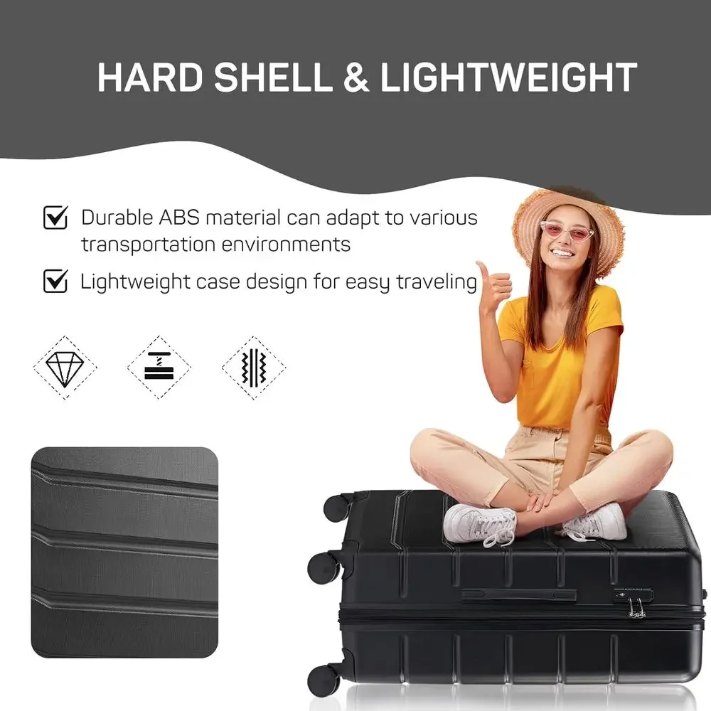 Ensemble de 3 valises rigides  - Expandable Hard Shell Luggage Set avis et prix