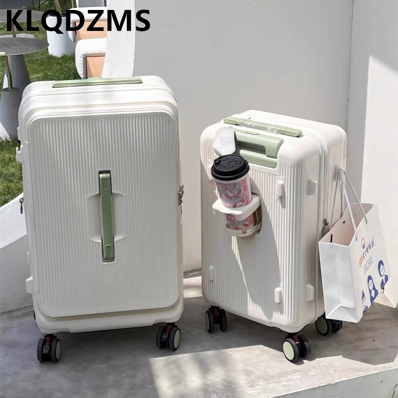 KLQDZMS Sac de voyage à roulet - Front Opening Laptop Luggage 24 Inch avis et prix