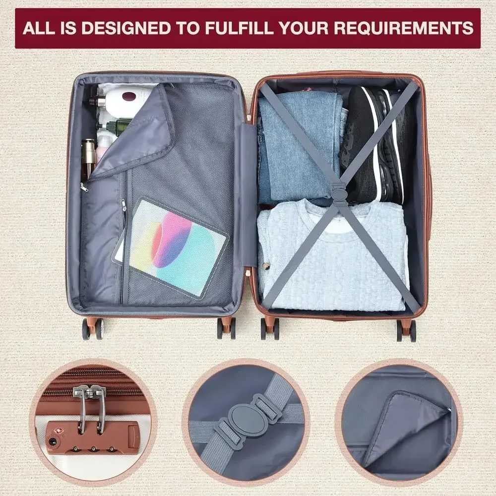 Ensemble de bagages rigides ex - Expandable Hard Shell Luggage Set avis et prix