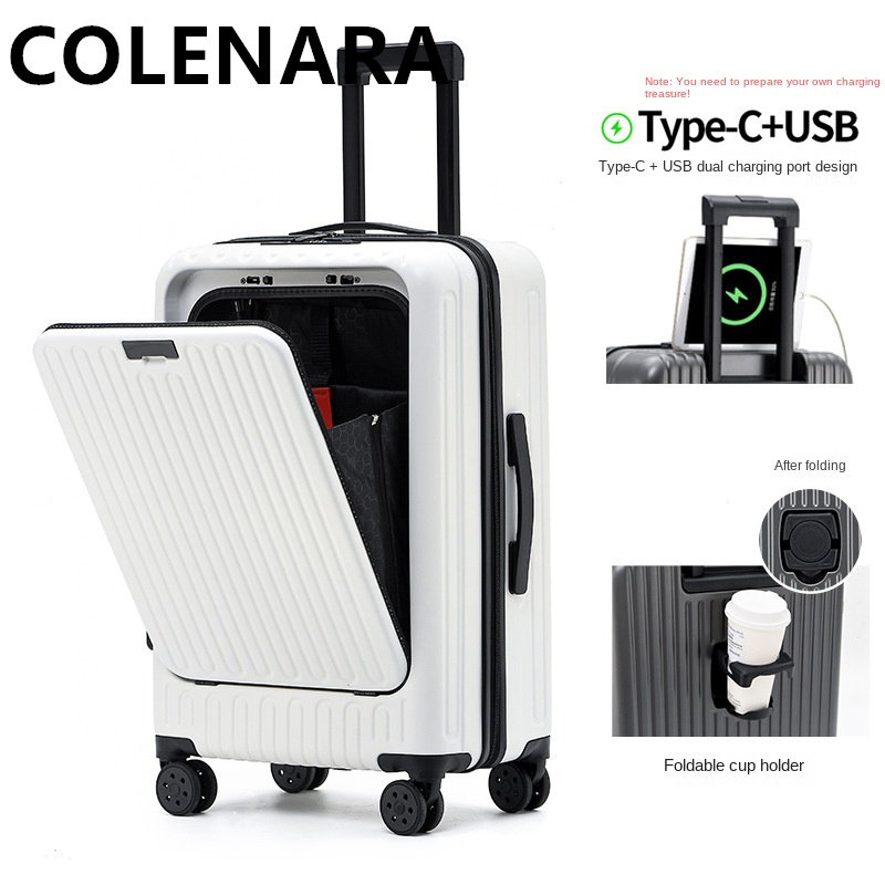 Valise cabine multifonctionnel - Front Opening Laptop Luggage 24 Inch avis et prix