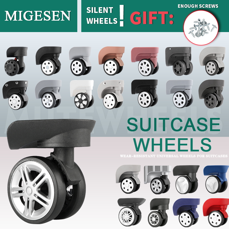 1 paire de roues à bagages uni - Silent Replacement Luggage Wheels avis et prix
