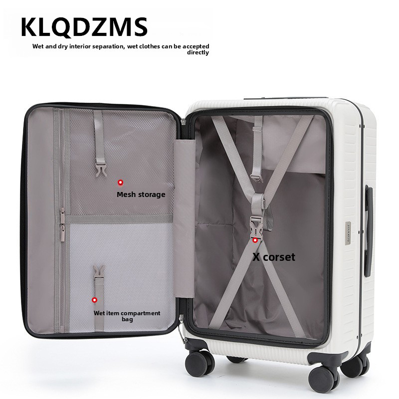 Valise à roulettes KLQDZMS 20/ - Front Opening Laptop Luggage 24 Inch avis et prix