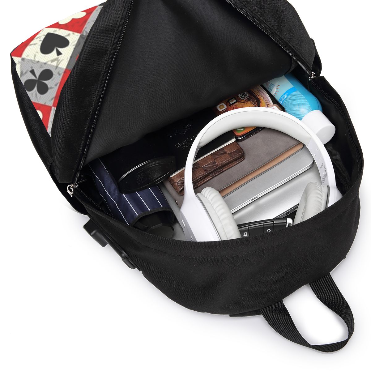 Sac à dos imprimé cartes à jou - Backpacks avis et prix