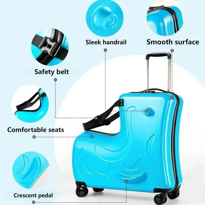 Valise à roulettes pour enfant - Kids Ride On Suitcase Scooter avis et prix