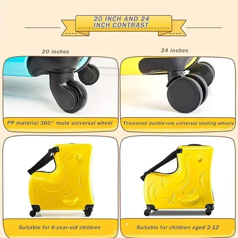 Valise à roulettes pour enfant - Kids Ride On Suitcase Scooter avis et prix