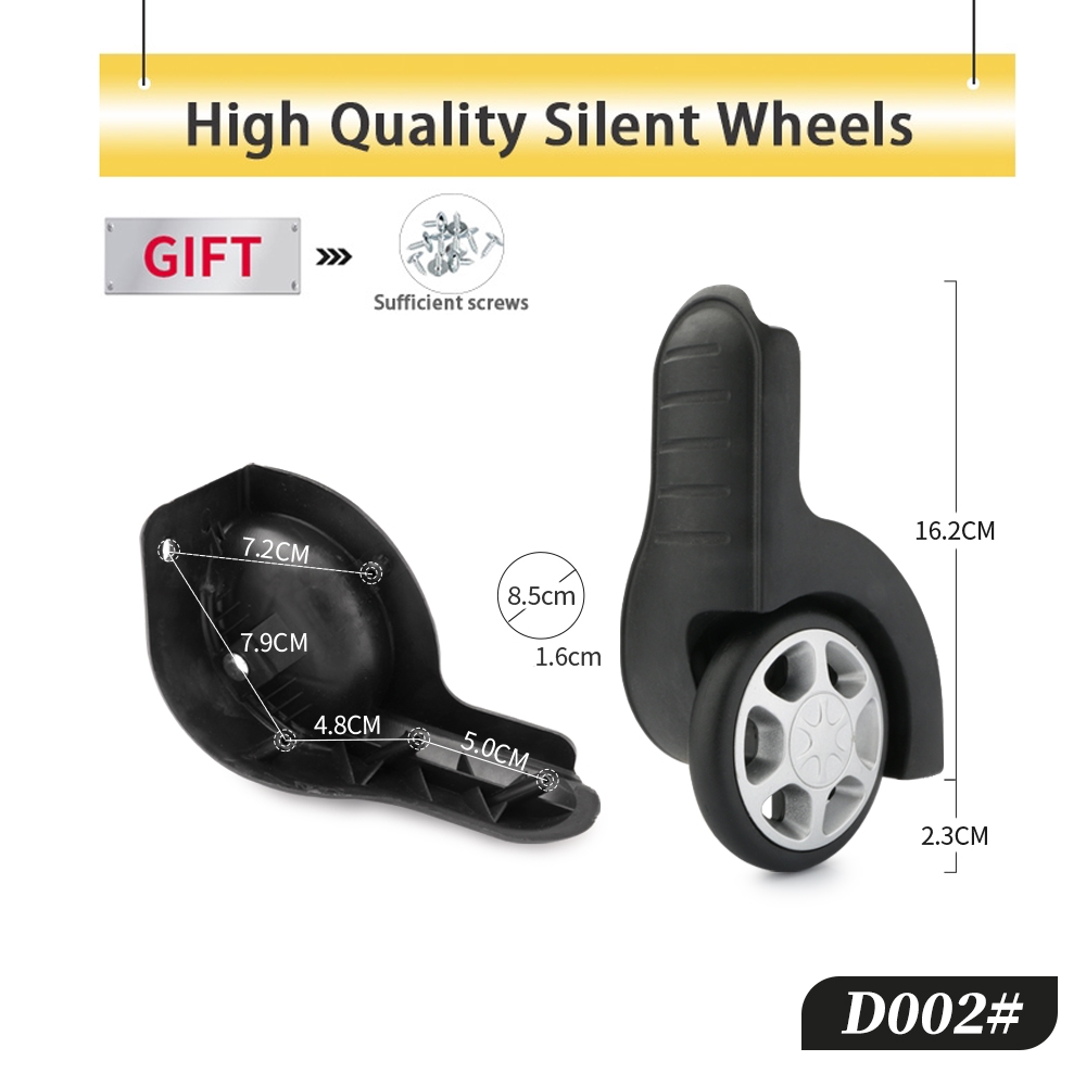 Roulettes fixes pour bagages,  - Silent Replacement Luggage Wheels avis et prix