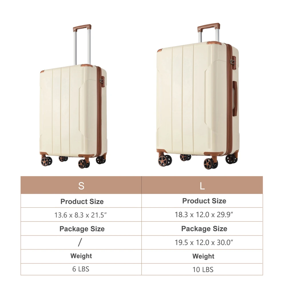 Ensemble de valises rigides en - Expandable Hard Shell Luggage Set avis et prix
