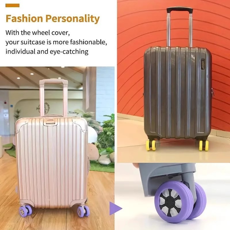 8 pièces de protections en cao - Silent Replacement Luggage Wheels avis et prix