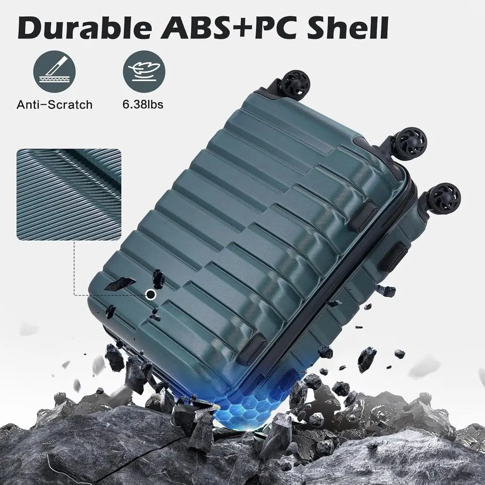 Ensemble de 3 valises rigides  - Expandable Hard Shell Luggage Set avis et prix