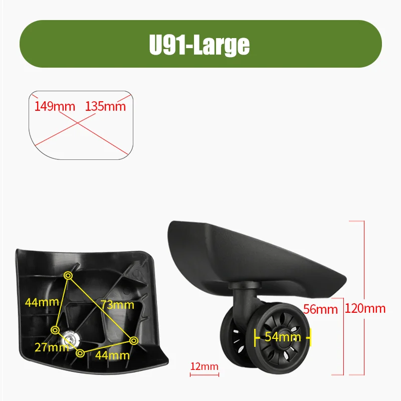 Kit de remplacement de roue si - Silent Replacement Luggage Wheels avis et prix