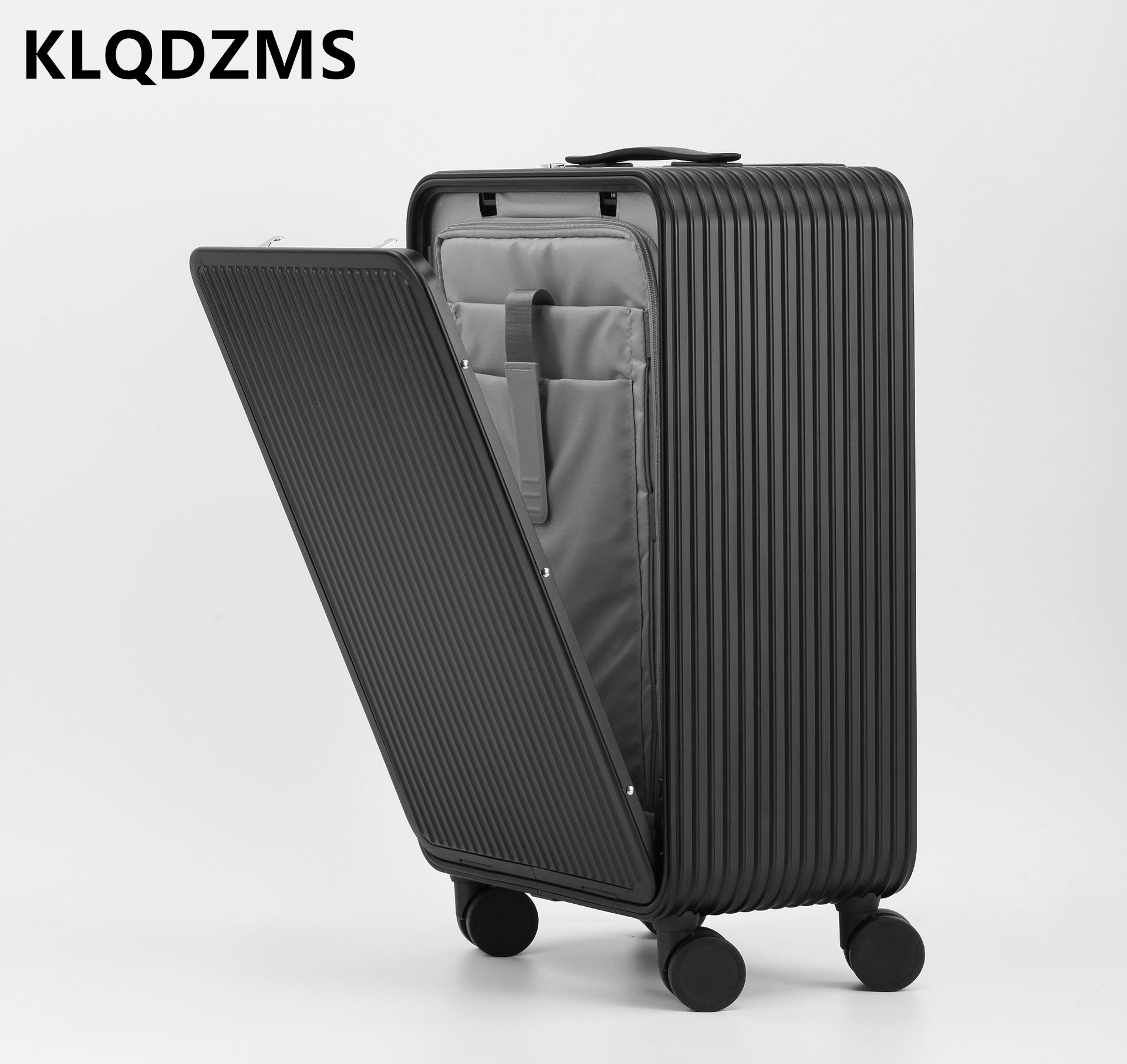 KLQDZMS bagages tout en alumin - Front Opening Laptop Luggage 24 Inch avis et prix