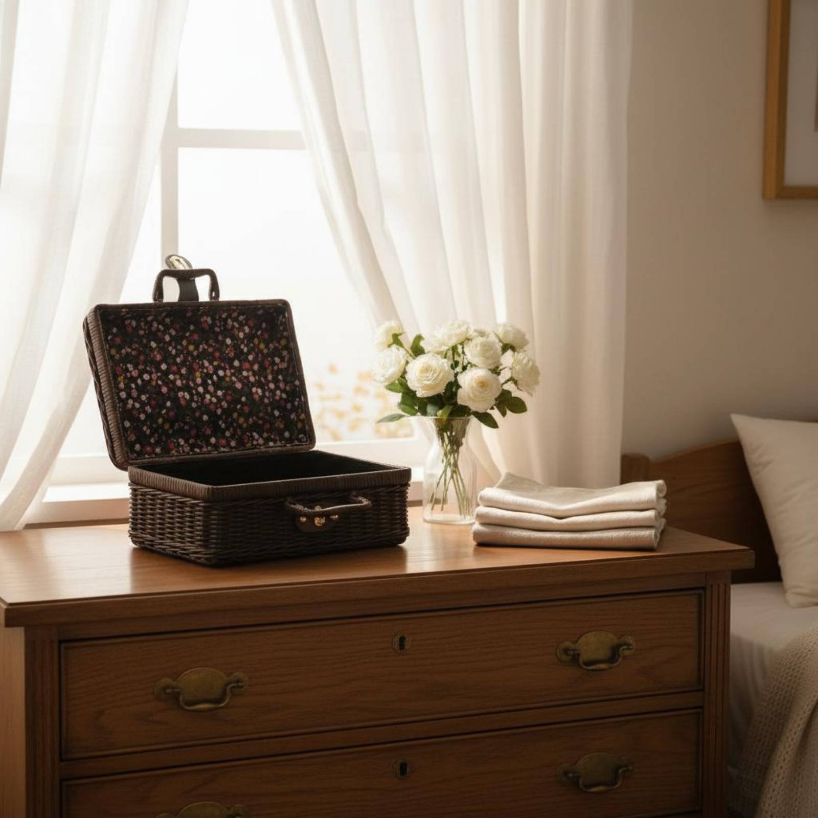 Valise au design vintage avec  - Retro Vintage Trunk Suitcase avis et prix