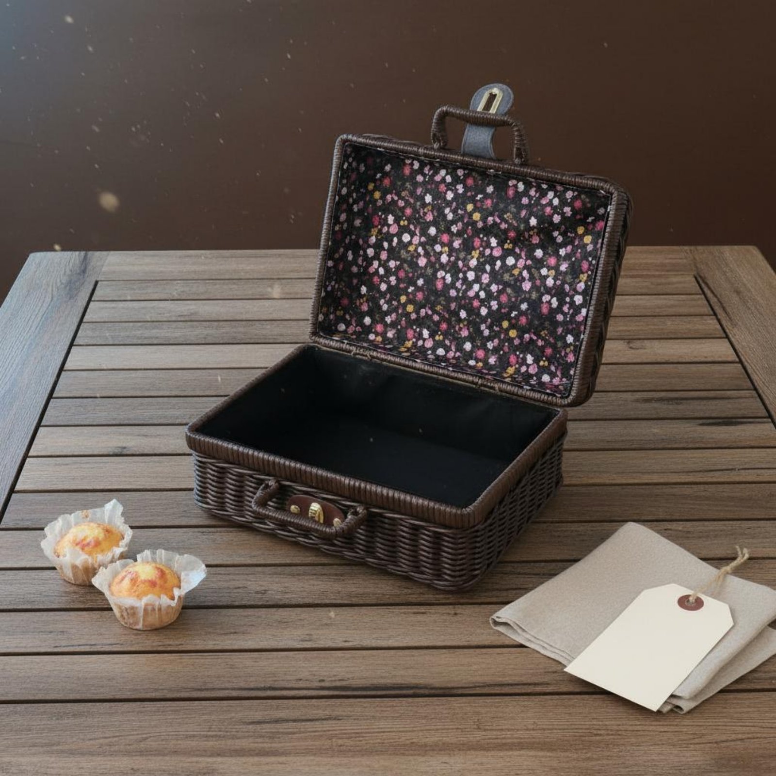 Valise au design vintage avec  - Retro Vintage Trunk Suitcase avis et prix